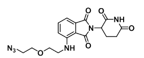 泊马度胺-NH-一聚乙二醇-叠氮     Pomalidomide-NH-PEG1-azide     