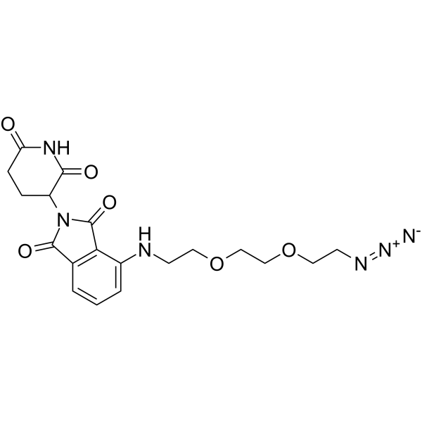 CAS：2271036-45-2    Pomalidomide-NH-PEG2-azide