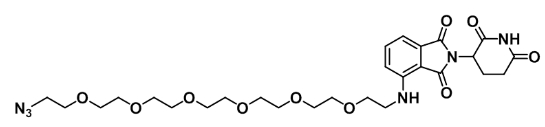 泊马度胺-NH-六聚乙二醇-叠氮    Pomalidomide-NH-PEG6-azide    