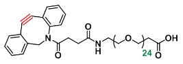 CAS : 2765066-36-0     DBCO-PEG24-acid   二苯并环辛炔-二十四聚乙二醇-羧酸