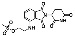 CAS： 2570254-35-0   	Pomalidomide-NH-PEG1-Ms   泊马度胺-氨基-一聚乙二醇-MS