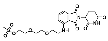 CAS： 2140807-37-8    	Pomalidomide-NH-PEG3-Ms   泊马度胺-氨基-三聚乙二醇-MS 