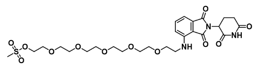 Pomalidomide-NH-PEG6-Ms      泊马度胺-氨基-六聚乙二醇-MS