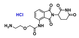 CAS：2380273-67-4       Pomalidomide-PEG1-NH2-1 hydrochloride  泊马度胺-一聚乙二醇-氨基盐酸盐