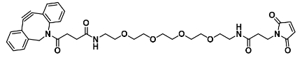 DBCO-CONH-PEG4-Maleimide   二苯并环辛炔-CONH-四聚乙二醇-马来酰亚胺