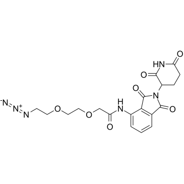  CAS：2267306-14-7   Pomalidomide-PEG2-azide      泊马度胺-PEG2叠氮化物    