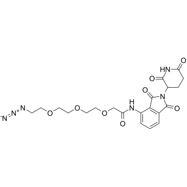 CAS： 2267306-15-8     泊马度胺-PEG3叠氮化物      Pomalidomide-PEG3-azide  