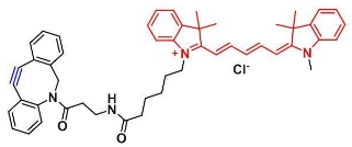 CAS : 2182601-71-2    Cyanine5 DBCO   Cy5-二苯并环辛炔