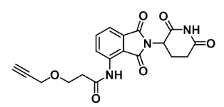 Pomalidomide-PEG1-Alkyne       POMALIDOMIDE-PEG 1 - 炔