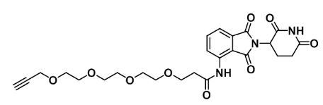Pomalidomide-PEG4-Alkyne       泊马度胺-四聚乙二醇-炔