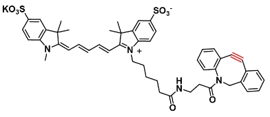 diSulfo-Cy5 DBCO(Methyl)    二磺酸-Cy5-二苯并环辛炔(甲基)