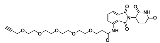 Pomalidomide-PEG5-Alkyne       泊马度胺-五聚乙二醇-炔