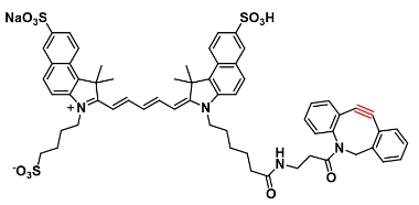 triSulfo-Cy5.5 DBCO   三磺酸-Cy5.5-二苯并环辛炔