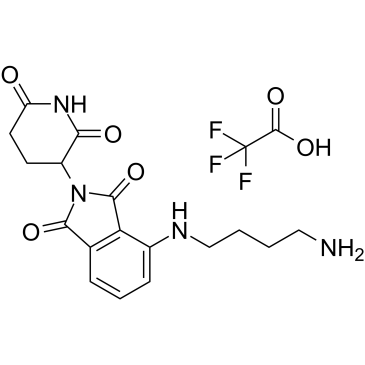 CAS： 2093387-50-7   Pomalidomide-C4-NH2 TFA         泊马度胺-C4-氨基三氟乙酸盐