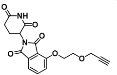 CAS： 2098487-79-5    Thalidomide-O-PEG1-Propargyl      沙利度胺-O-一聚乙二醇-炔