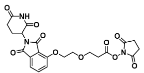 Thalidomide-O-PEG1-NHS ester      沙利度胺-O-一聚乙二醇-琥珀酰亚胺酯