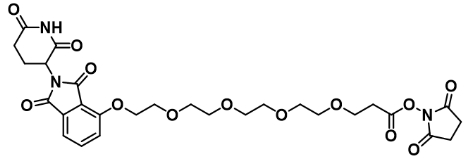 CAS： 2411681-88-2    Thalidomide-O-PEG4-NHS ester    沙利度胺-O-四聚乙二醇-活性酯