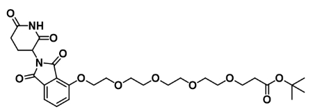 CAS： 2411681-87-1        Thalidomide-O-PEG4-t-butyl ester         沙利度胺-O-四聚乙二醇-叔丁酯