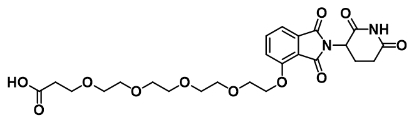 Thalidomide-O-PEG4-COOH           沙利度胺-O-四聚乙二醇-丙酸