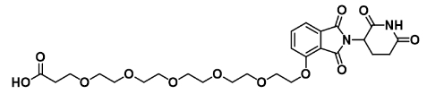 Thalidomide-O-PEG5-COOH         沙利度胺-O-五聚乙二醇-丙酸