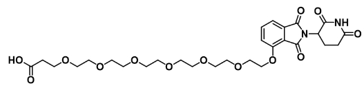 Thalidomide-O-PEG6-COOH             沙利度胺-O-六聚乙二醇-丙酸