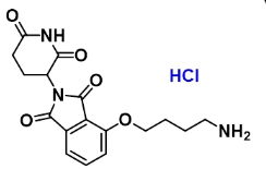 CAS：2376990-29-1     	Thalidomide-O-C4-NH2 hydrochloride      沙利度胺4'-醚-烷基C4-胺盐酸盐