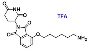 CAS： 1957235-99-2           Thalidomide-O-C6-NH2 TFA     沙利度胺-O-C6-氨基三氟乙酸盐