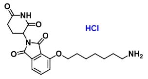Thalidomide-O-C7-NH2 hydrochloride       萨力多胺-O-C7-氨基盐酸盐