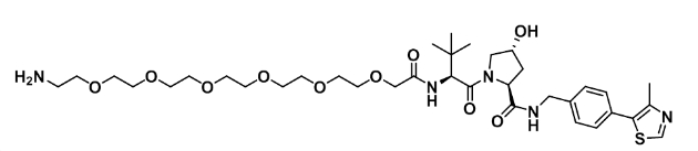 CAS : 2086298-72-6     (S,R,S)-AHPC-PEG6-NH2      (S,R,S)-AHPC-六聚乙二醇-氨基    