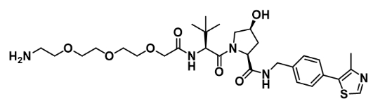 CAS  : 2010159-59-6     (S,R,S)-AHPC-PEG3-amine     (S,R,S)-AHPC-三聚乙二醇-氨