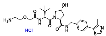 CAS:2376139-47-6           (S,R,S)-AHPC-PEG1-NH2 hydrochloride         (S,R,S)-AHPC-一聚乙二醇-氨基盐酸盐