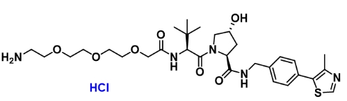 CAS： 2097971-11-2      (S,R,S)-AHPC-PEG3-NH2 hydrochloride           (S,R,S)-AHPC-PEG3-NH2盐酸盐