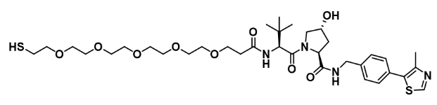 (S,R,S)-AHPC-PEG5-SH          (S,R,S)-AHPC-五聚乙二醇-巯基