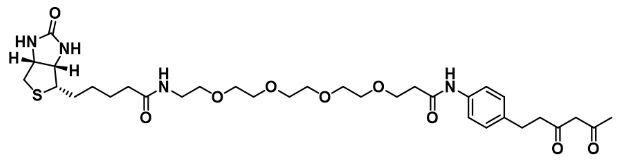 CAS： 2353409-85-3     Diketone-PEG4-Biotin      二酮-四聚乙二醇-生物素