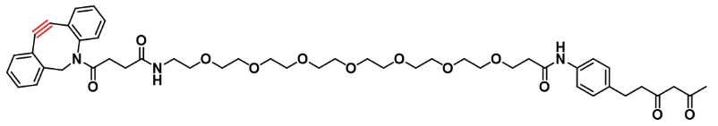 Diketone-PEG7-DBCO       二酮-七聚乙二醇-二苯并环辛炔