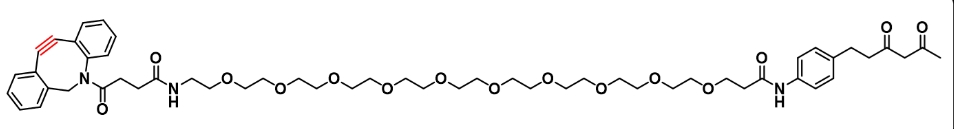 Diketone-PEG10-DBCO        二酮-十聚乙二醇-二苯并环辛炔