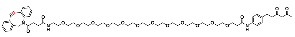 Diketone-PEG12-DBCO          二酮-十二聚乙二醇-二苯并环辛炔