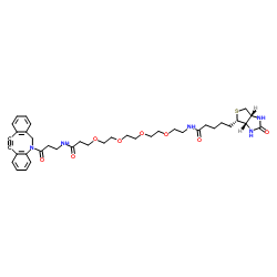 CAS:1255942-07-4   DBCO-PEG4-Biotin  二苯基环辛炔-四聚乙二醇-生物素  