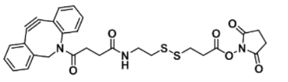 DBCO-CONH-S-S-NHS ester    1435934-53-4    二苯并环辛基双硫键 N -羟基琥珀酰亚胺酯 化合物