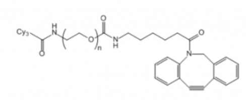 Cy3-PEG-DBCO Cy3-聚乙二醇-二苯基环辛炔  荧光标记试剂