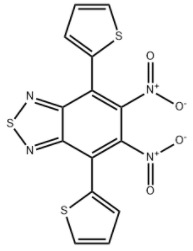 4,7-双(2-噻吩基)-5,6-二硝基-2,1,3-苯并噻二唑	  