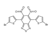 	4,7-双(5-溴噻吩-2-基)-5,6-二硝基-2,1,3-苯并噻二唑	  