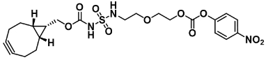 1898181-63-9 ((1R,8S,9s)-bicyclo[6.1.0]non-4-yn-9-yl)methyl (N-(2-(2-(((4-nitrophenoxy)carbonyl)oxy)ethoxy)ethyl)sulfamoyl)carbamate