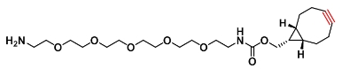 endo-BCN-PEG5-amine  (1R,8S,9S)-双环[6.1.0]壬-五聚乙二醇-胺  异双功能接头