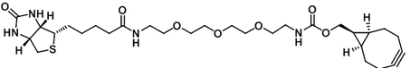 1263166-92-2     endo-BCN-PEG3-Biotin   (1R,8S,9S)-双环[6.1.0]壬-三聚乙二醇-生物素