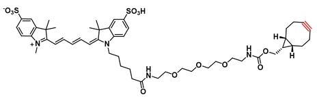 diSulfo-Cy5-PEG3-BCN  二磺酸-三聚乙二醇-(1R,8S,9S)-双环[6.1.0]壬