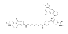 CAS:	2484739-21-9	Thalidomide-NH-CBP/p300 ligand 2   PROTACs（蛋白降解靶向嵌合体）