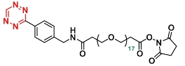 Tetrazine-PEG17-NHS ester   四嗪-PEG17-琥珀酰亚胺酯