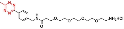 2055646-21-2   Me-Tetrazine-PEG4-amine HCl salt   甲基-四嗪-四聚乙二醇-氨基盐酸盐