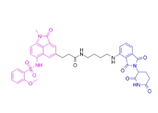 CAS:	2570470-42-5	PROTAC BRD2/BRD4 degrader-1   PROTACs（蛋白降解靶向嵌合体）